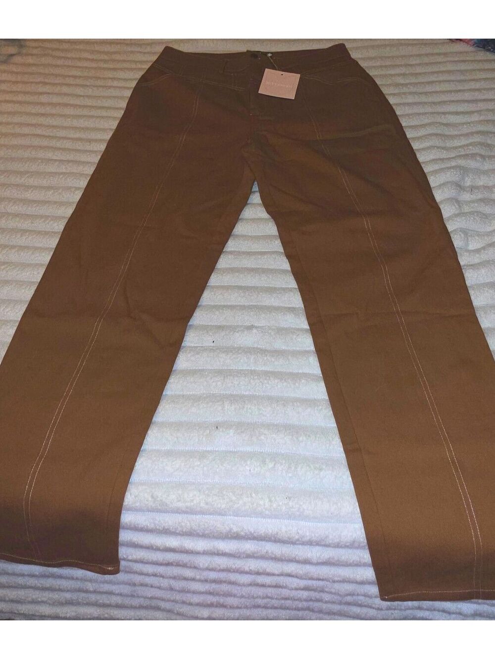 Kittenish Brown High-Waisted Pants XL